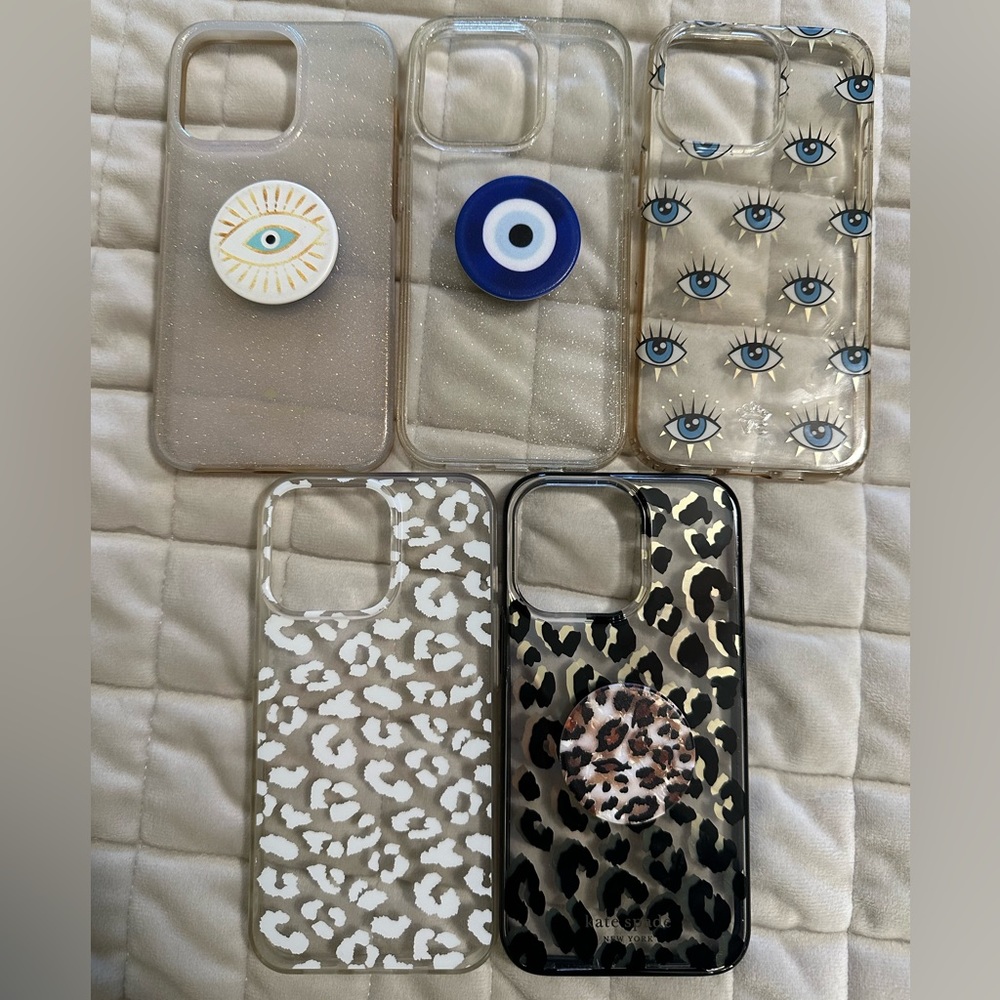 iPhone 13pro cases (kate Spade & Velvet Caviar) $6 each